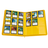 Zip-Up Album 18-Pocket Yellow interior pocket layout