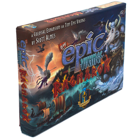 Tiny Epic Vikings: Ragnarok board game player setup