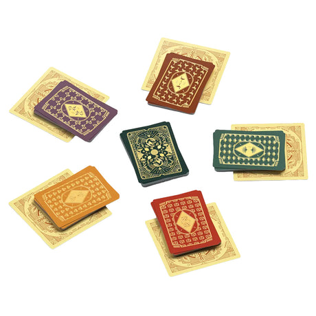 High Society board game illustrated card artwork by Marie Bergeron