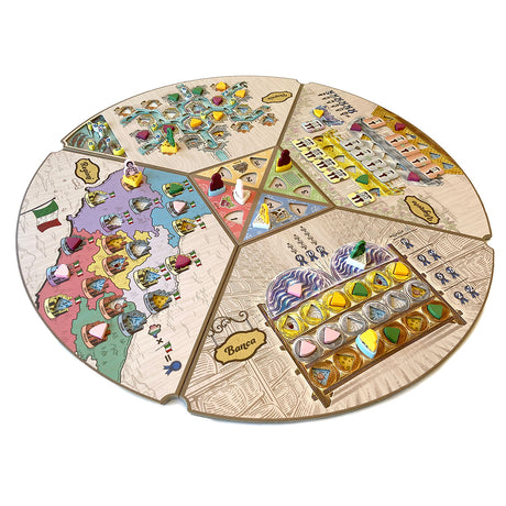 Formaggio board game box and contents