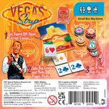 Vegas Strip board game components and casino-themed cards