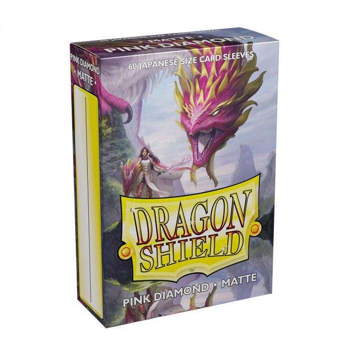 Dragon Shield Japanese Pink Diamond Matte Sleeves (60ct)