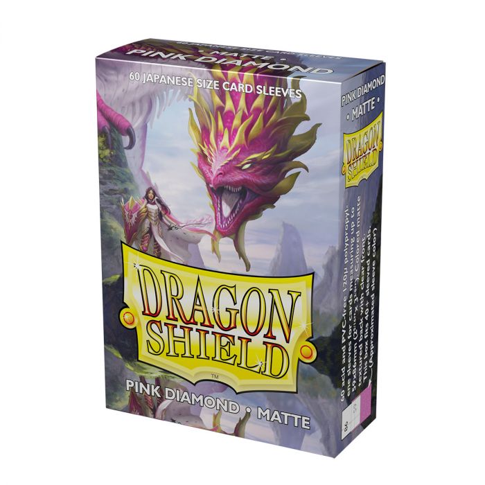 Dragon Shield Japanese Pink Diamond Matte Sleeves (60ct)