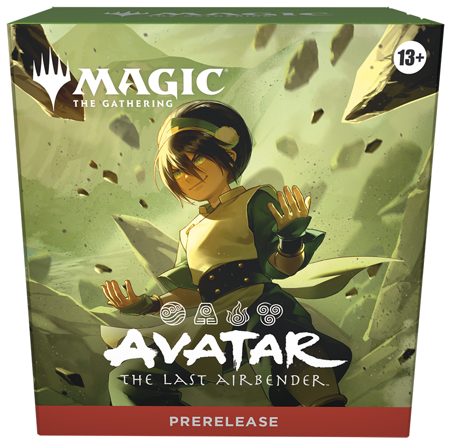 MTG Avatar the Last Airbender Prerelease Kits - 1 of Each - 5 Total Toph| Elderwoods