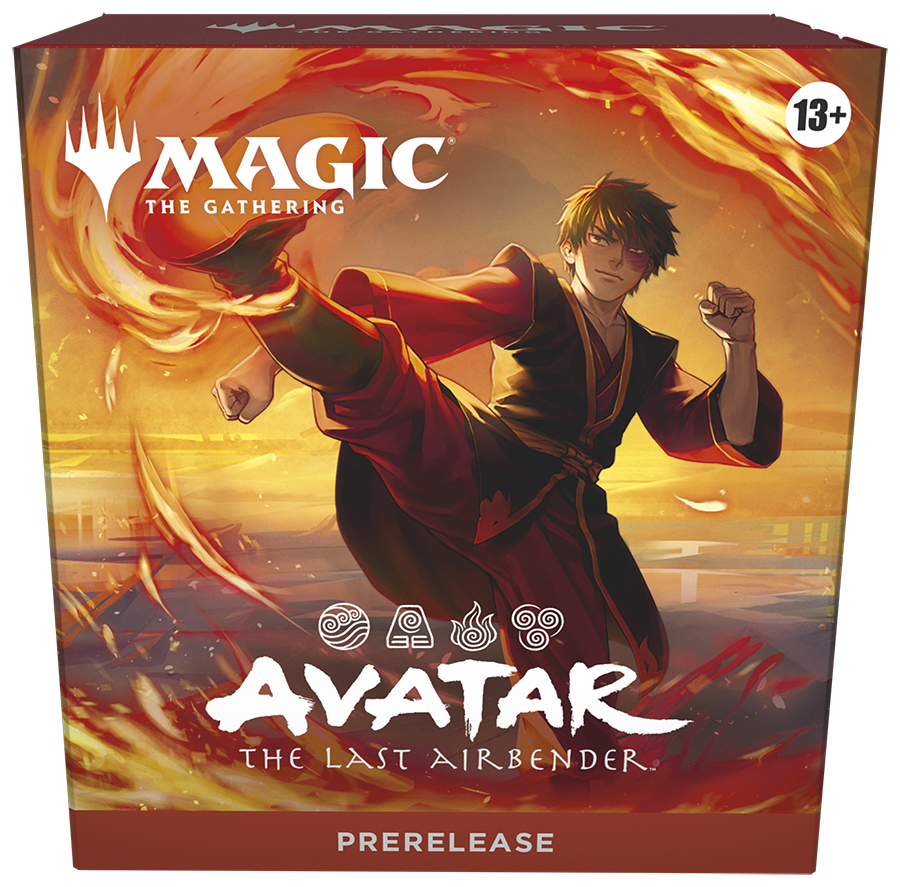 MTG Avatar the Last Airbender Prerelease Kits - 1 of Each - 5 Total Zuko| Elderwoods