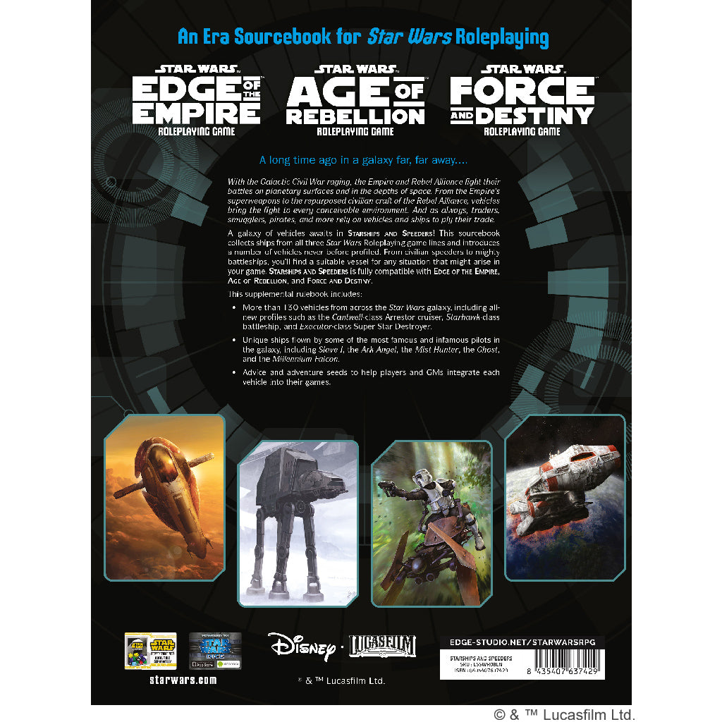Star Wars RPG: Starships and Speeders