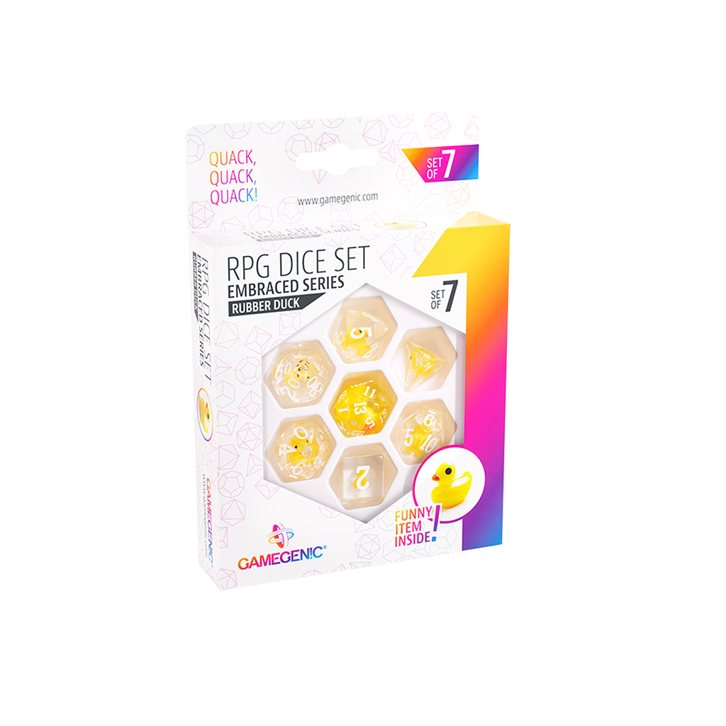RPG Dice Set Embraced Series - Rubber Duck Set of 7