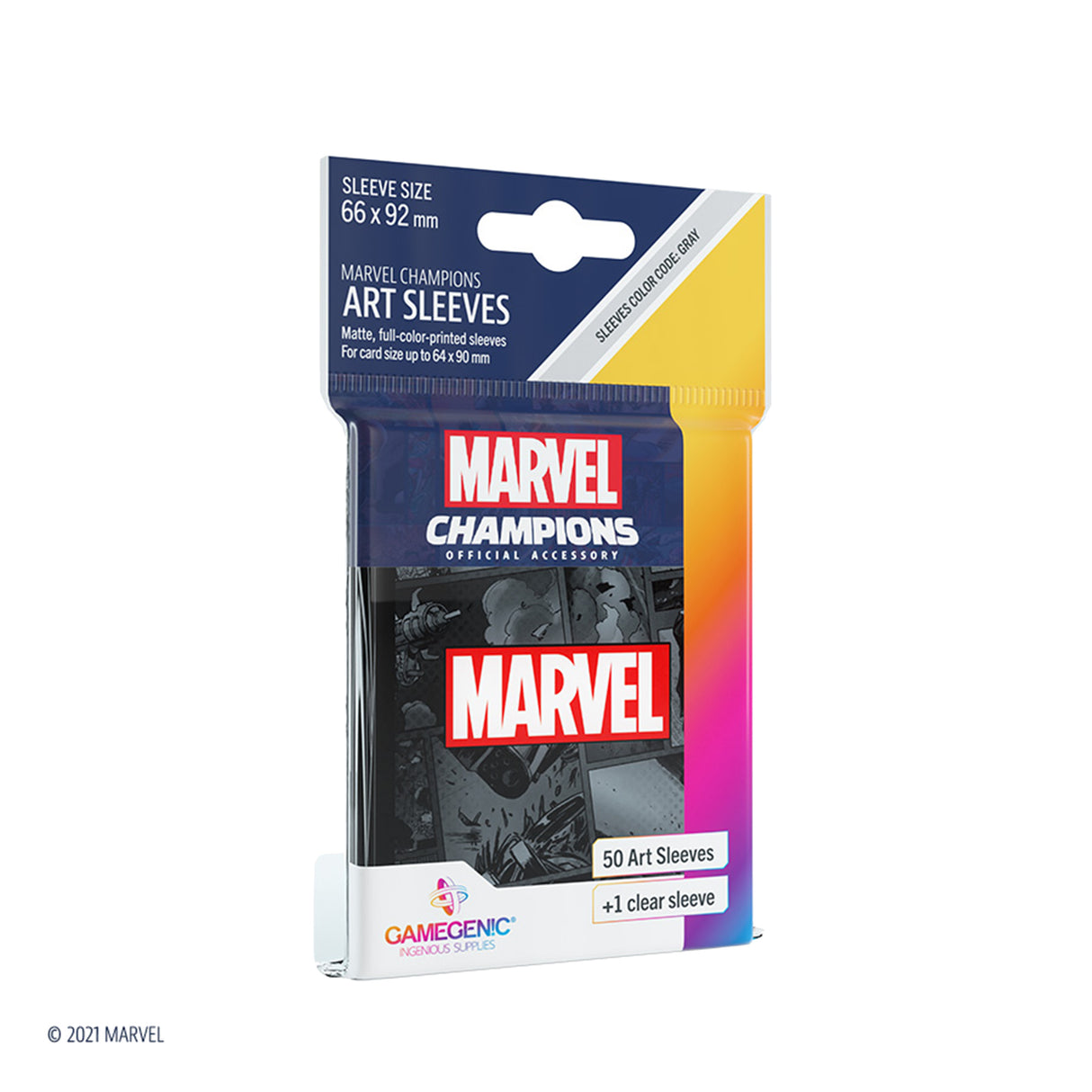 Marvel Champions Sleeves: Marvel Black