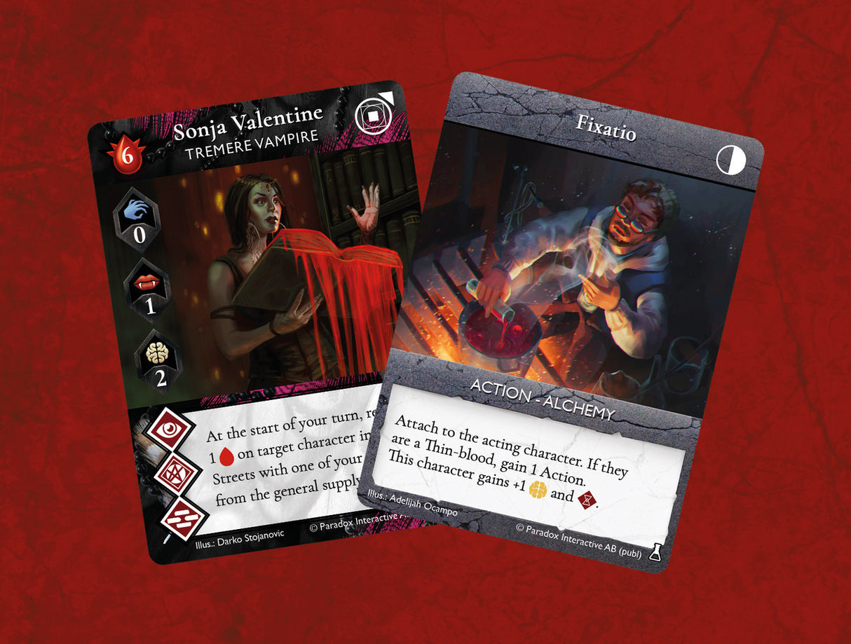 Vampire the Masquerade Rivals ECG: Blood & Alchemy