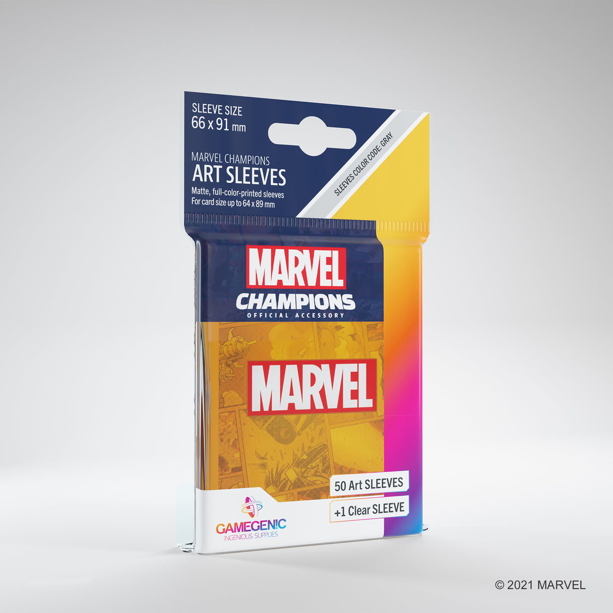 Marvel Champions Art Sleeves: Marvel Orange
