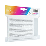 Gamegenic: Matte Prime Sleeves: White