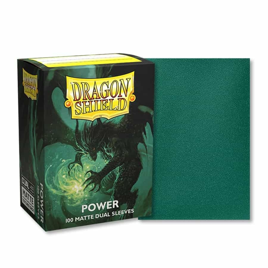 Dragon Shield Matte Dual - Metallic Green / Power