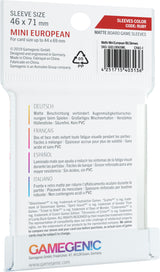 Gamegenic: Sleeve Matte Mini European code: Ruby