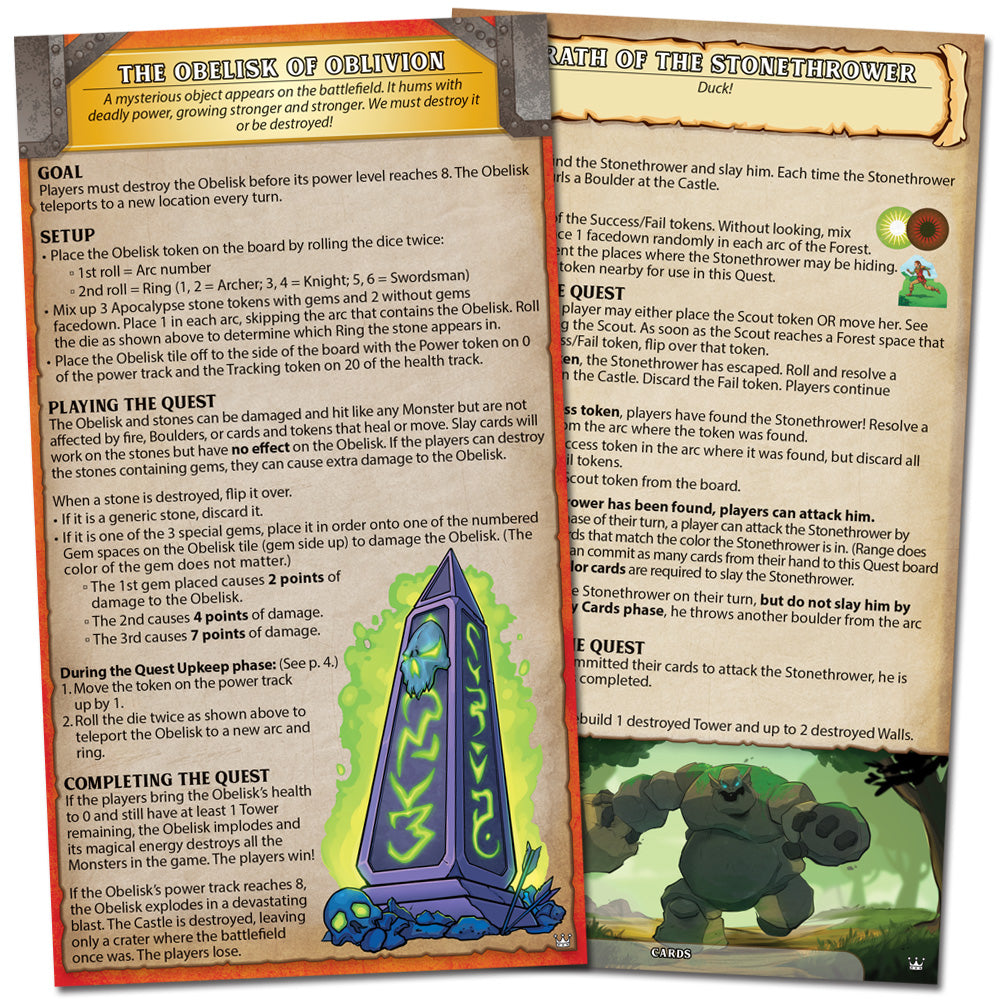 Castle Panic: Crowns and Quests Expansion