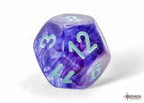 Chessex - Mega-Hedral Nebula Nocturnal/Turquoise Luminary 7-Die Set