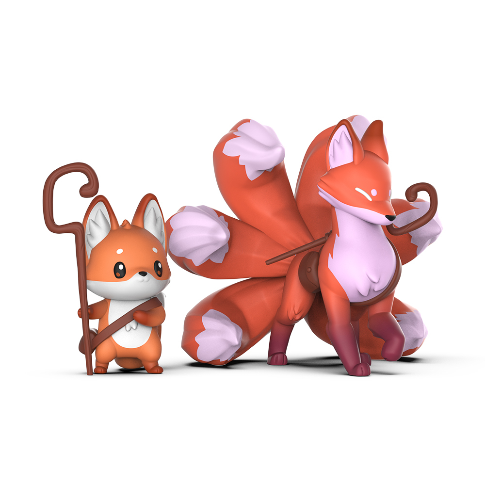 Casting Shadows Vinyl Figure Set - Kit Gale & Kit the Turbulent (Damaged Box)