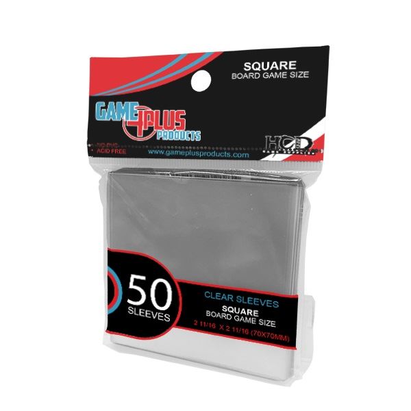 Games Plus Board Game Sleeve Square 70X70Mm