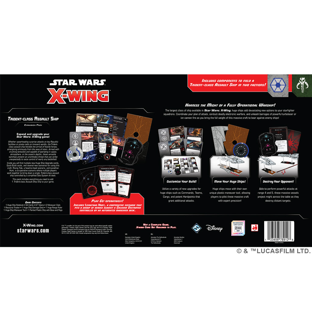 Star Wars X-Wing 2nd Ed: Trident-class Assault Ship