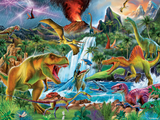 Dinosaurs - 300 Piece Jigsaw Puzzle White Mountain