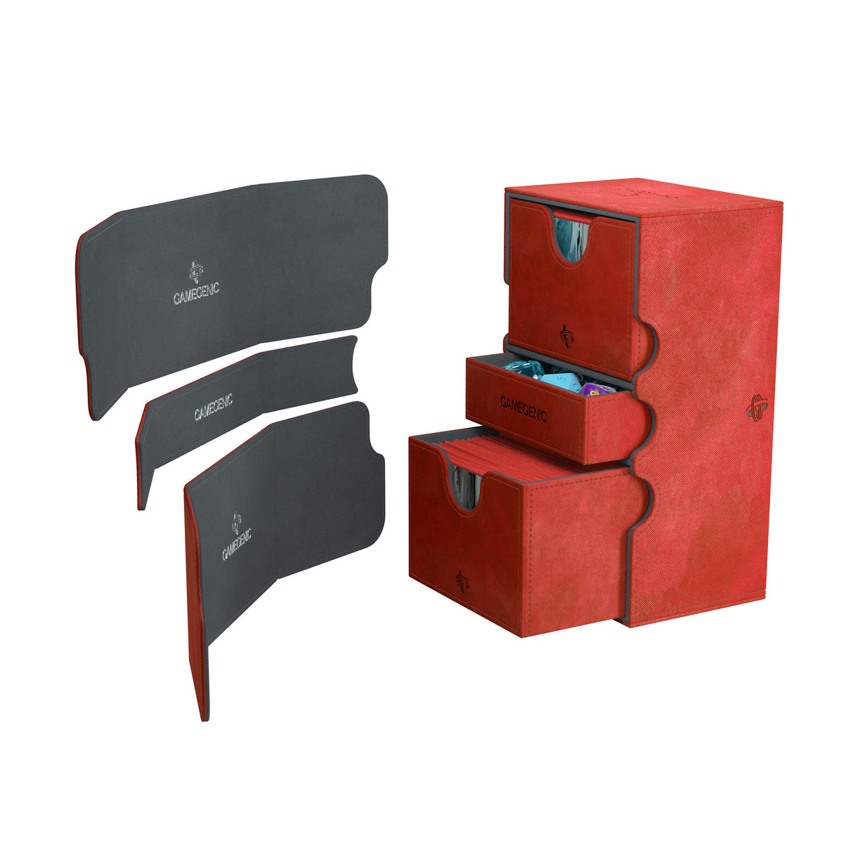 Gamegenic: Stronghold Deck Box 200+ Red