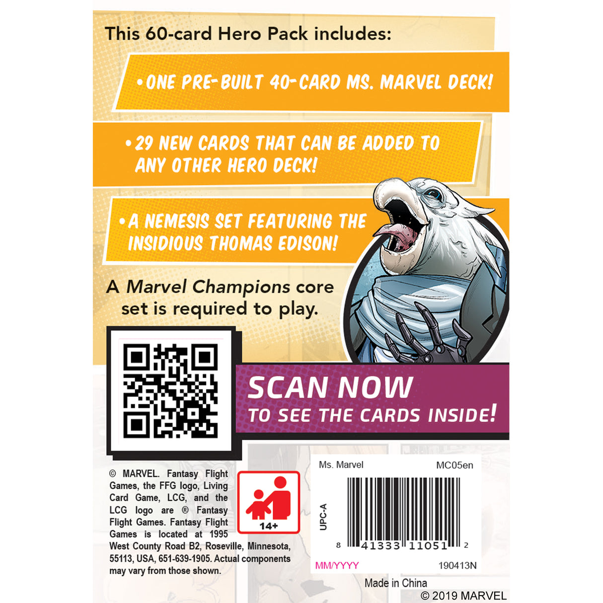 Marvel Champions: The Card Game- Ms. Marvel Hero Pack