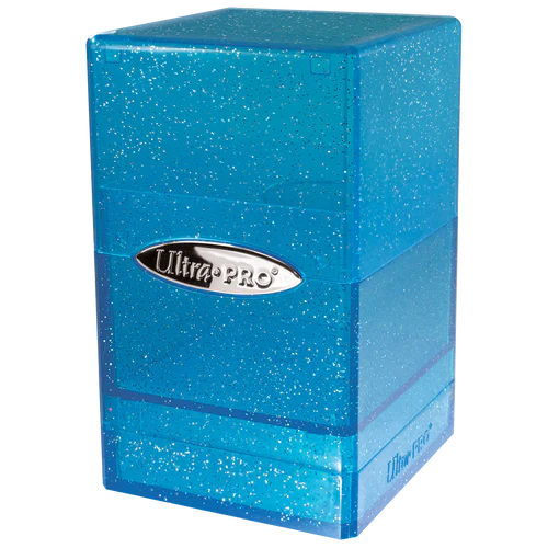 Ultra Pro Satin Tower: Glitter Blue