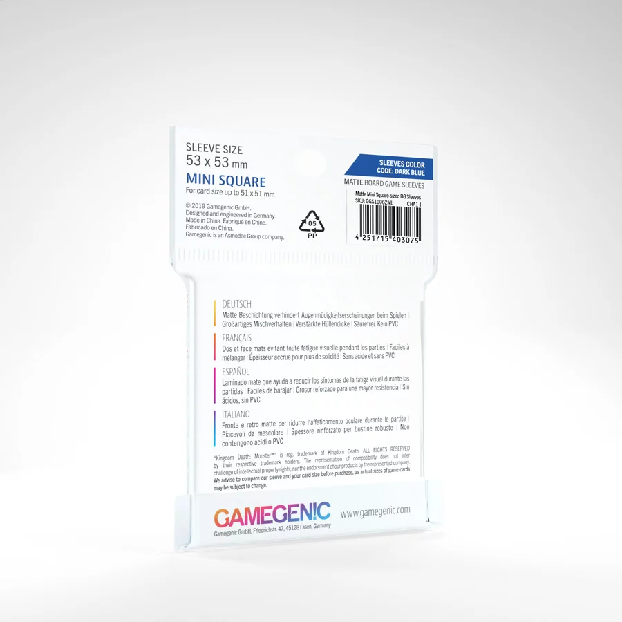 Gamegenic: Code Dark Blue Mini Square