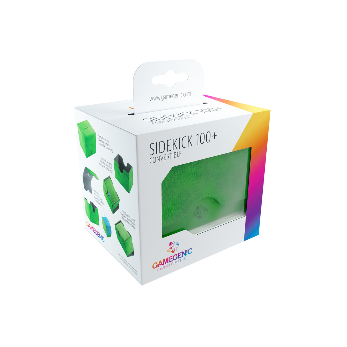 Gamegenic: Sidekick Deck Box 100+ Green