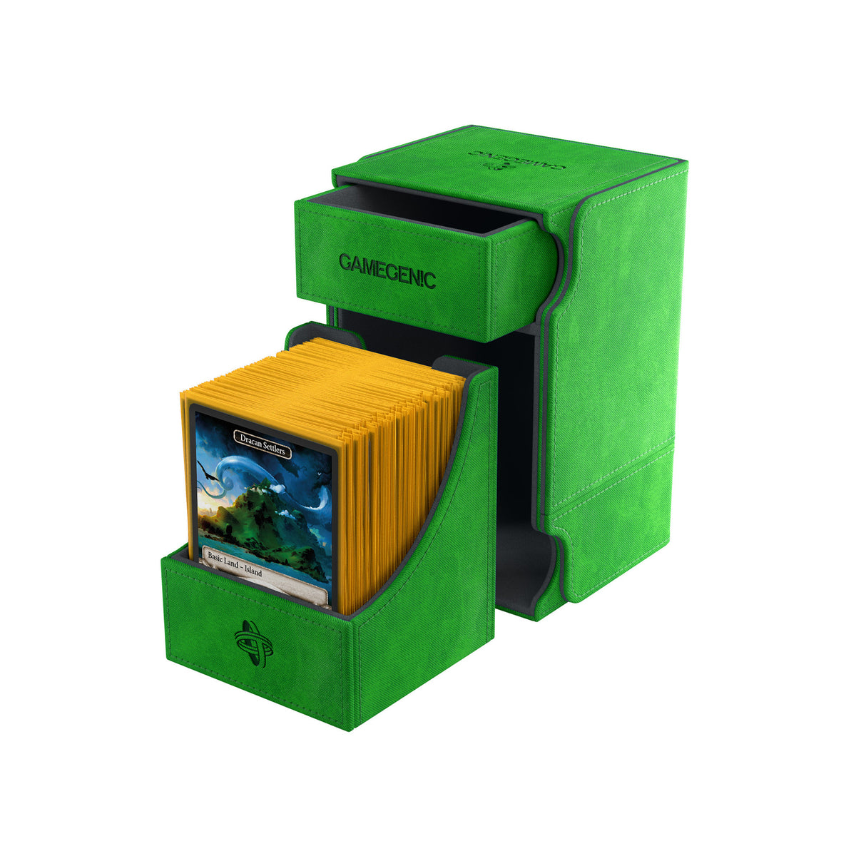 Gamegenic: Watchtower Deck Box 100plus Green