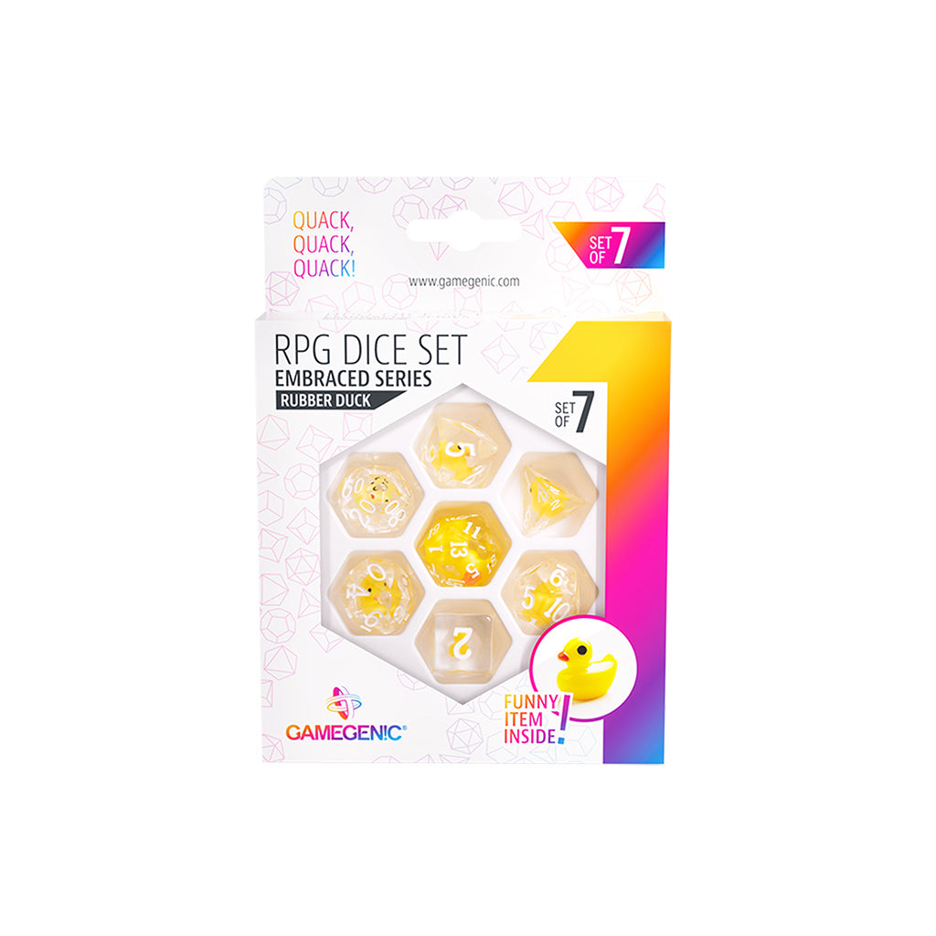RPG Dice Set Embraced Series - Rubber Duck Set of 7