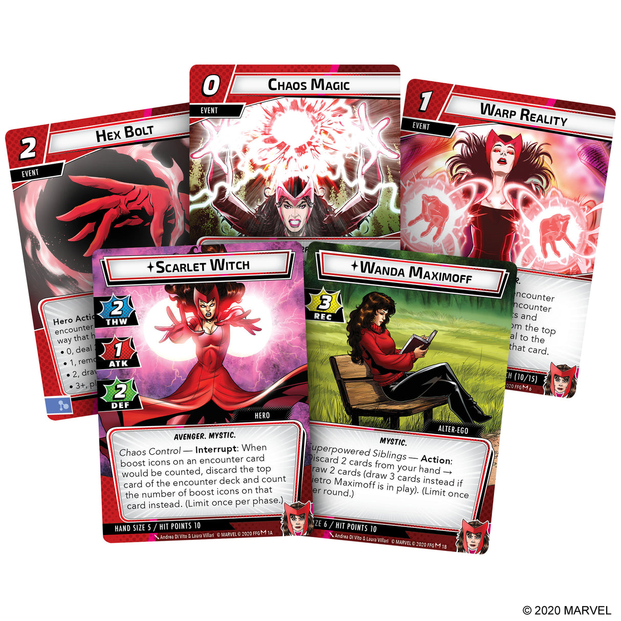 Marvel Champions: The Card Game- Scarlet Witch Hero Pack