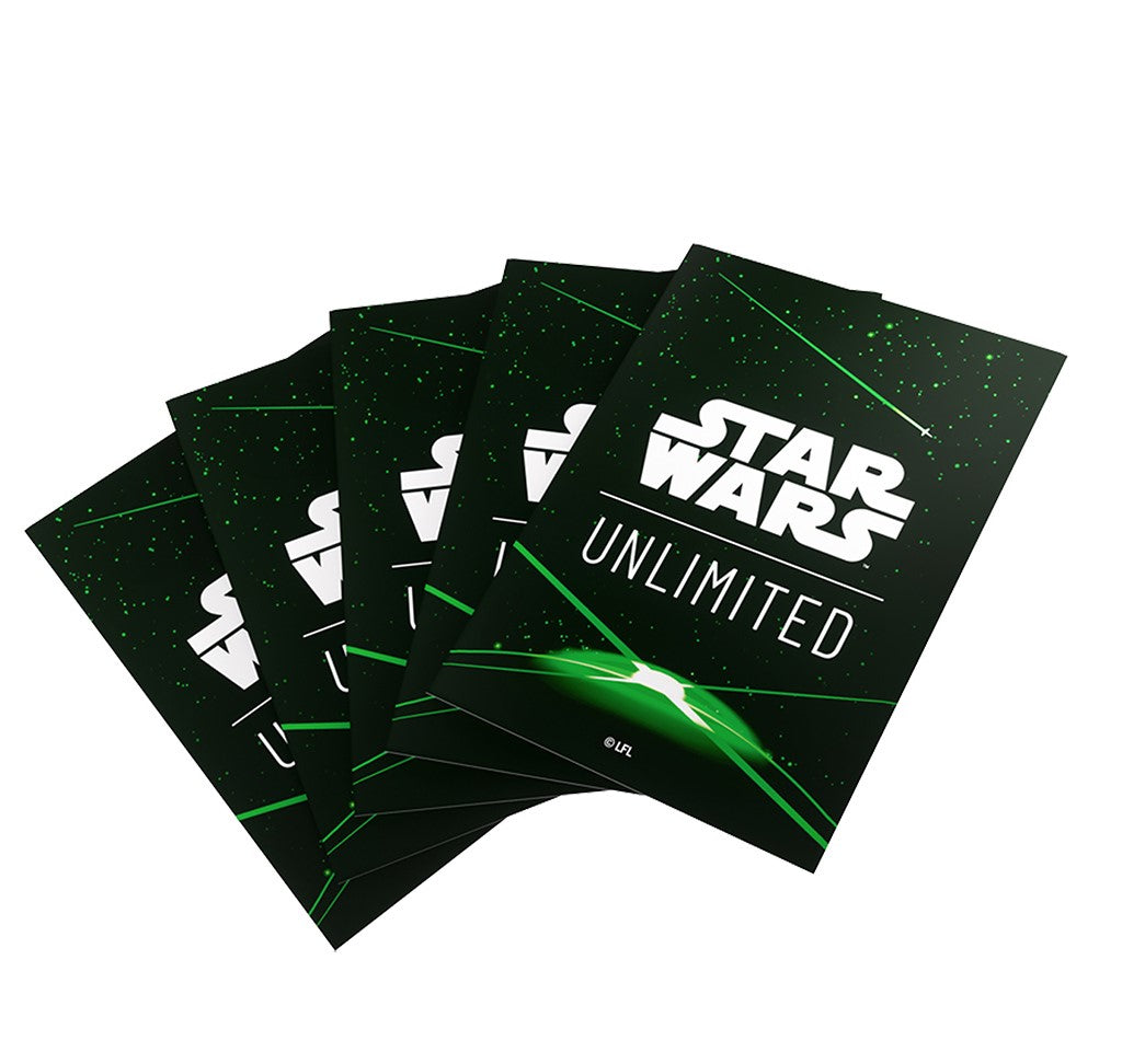 Star Wars: Unlimited Art Sleeves - Card Back Green