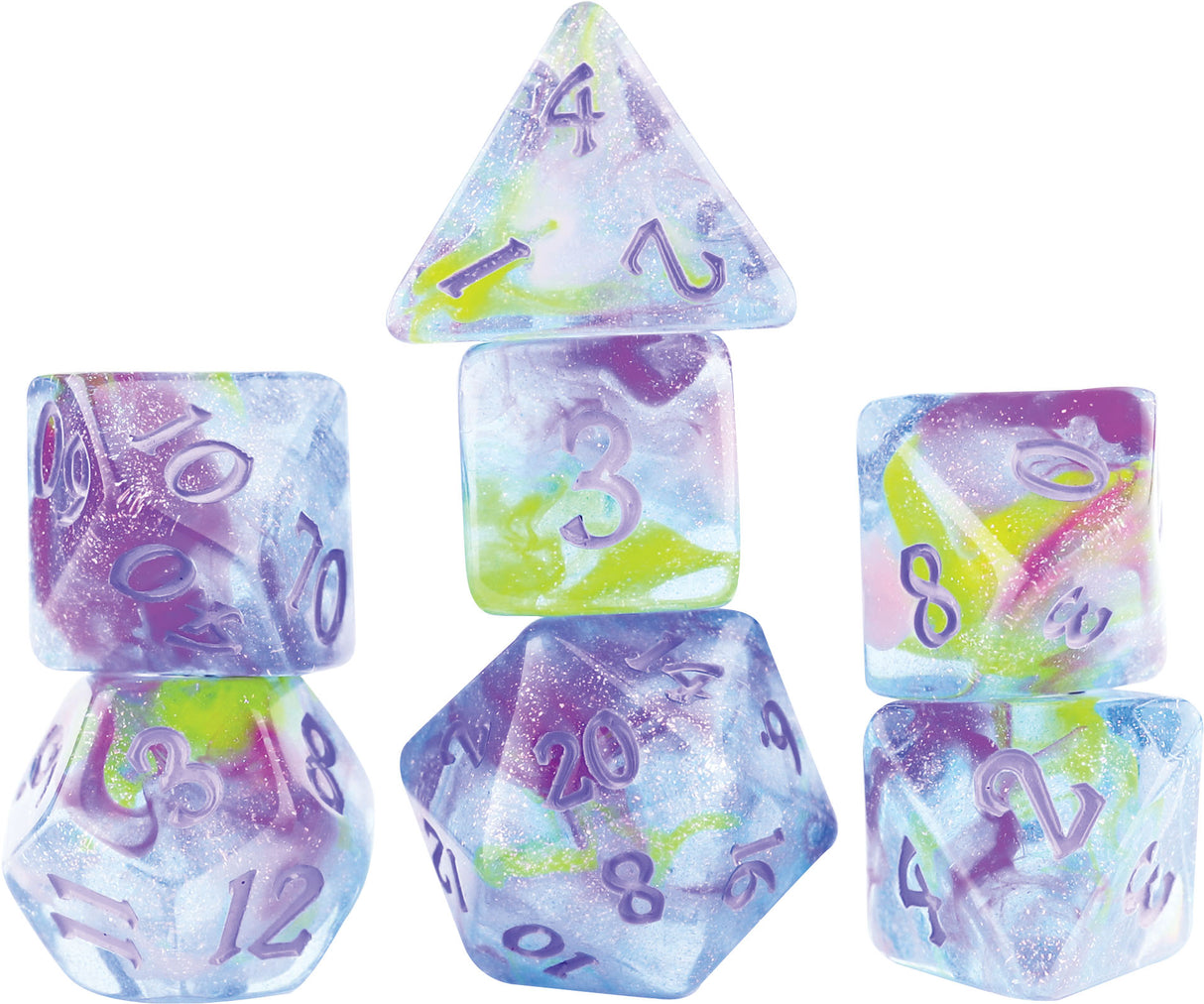 Sirius Dice: RPG Dice Set (7): Watercolors