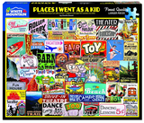 Places I Went As A Kid - 1000 Pieces White Mountain