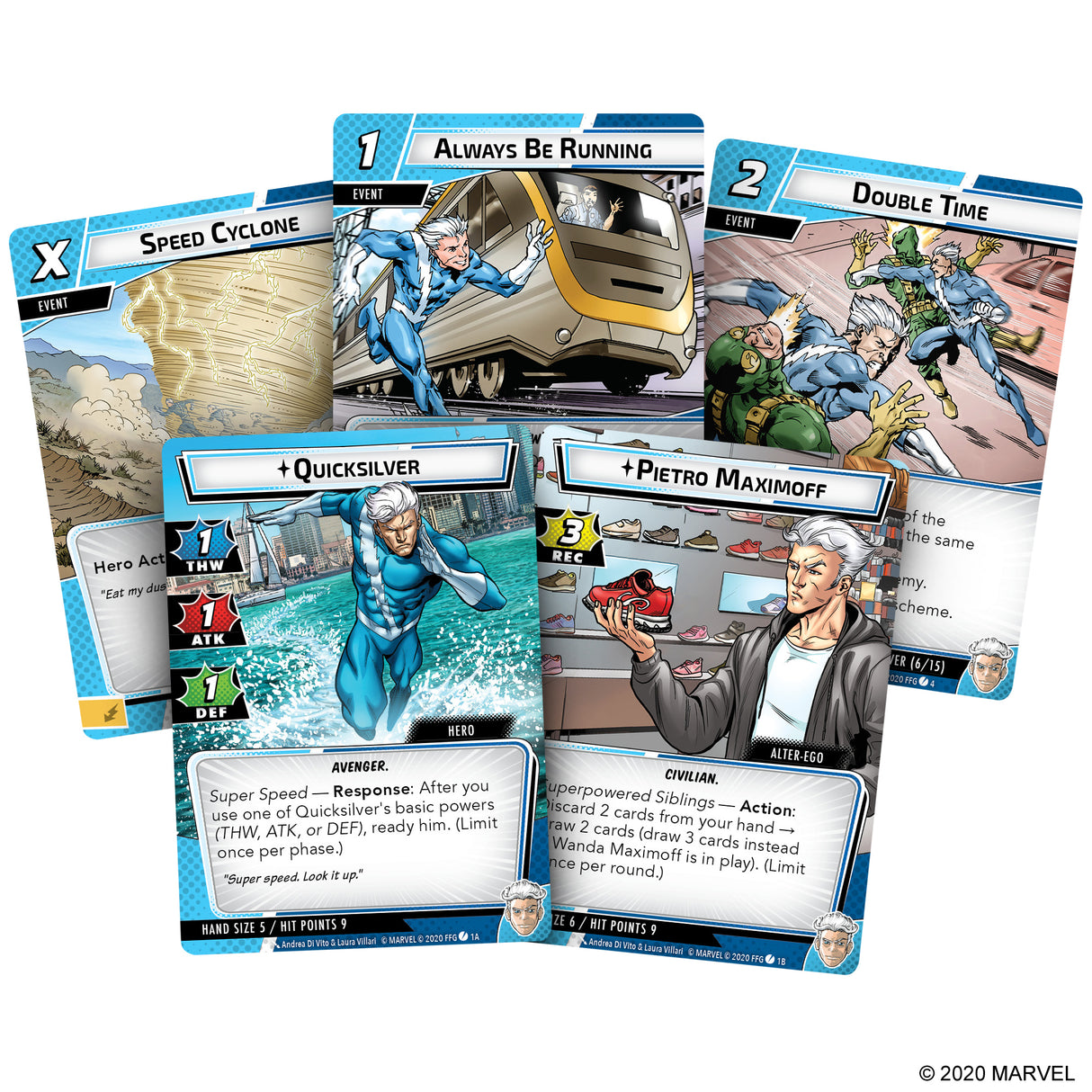 Marvel Champions: The Card Game- Quicksilver Hero Pack