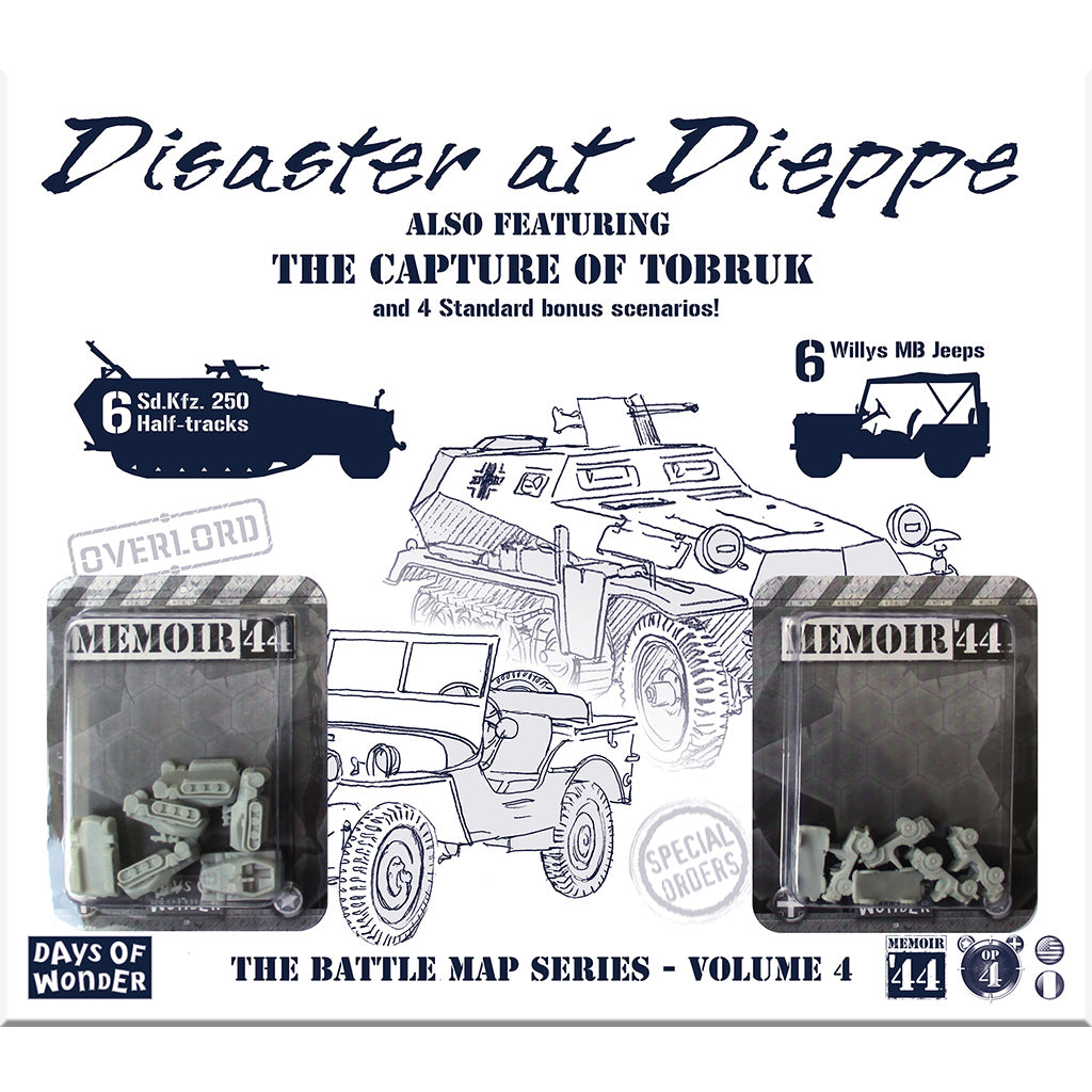 Memoir '44:  Disaster at Dieppe Battle Map