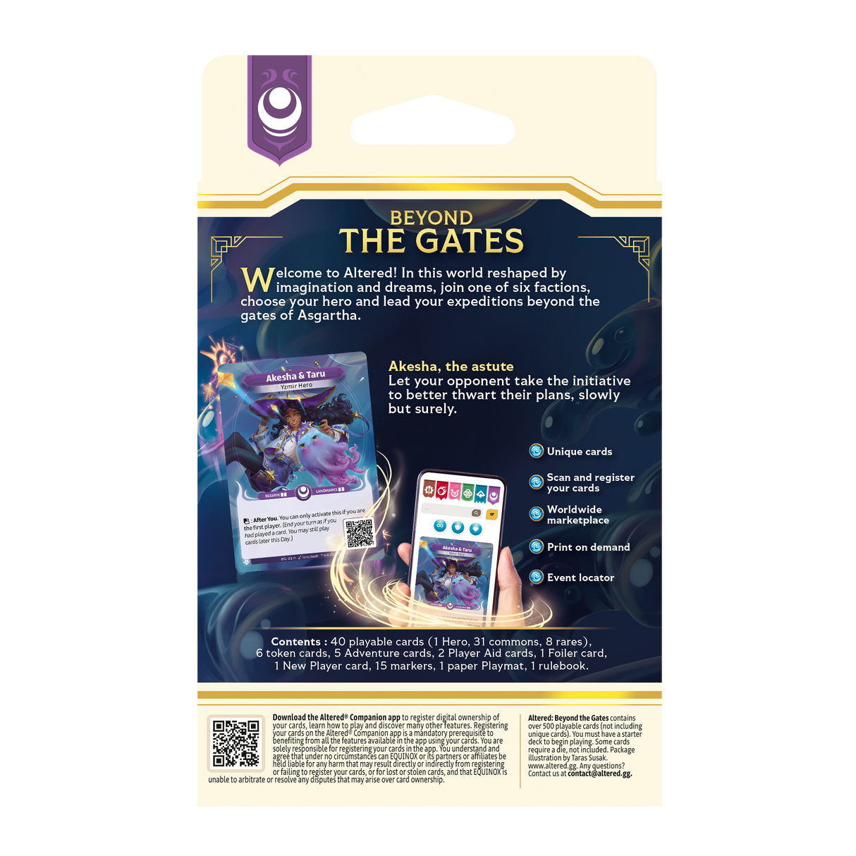 Altered TCG: Beyond the Gates Starter Deck Yzmir