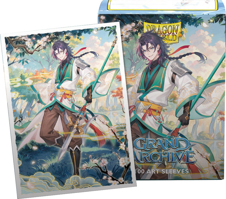 Grand Archive - Jin, Fate Defiant Dragon Shield Sleeves: Standard Matte Art 100CT