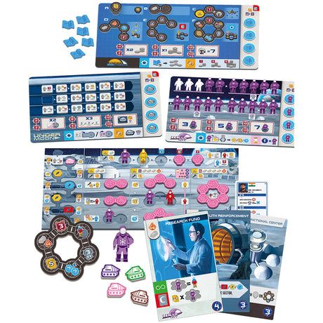Shackleton Base expansion VP tokens and rule sheet components detail