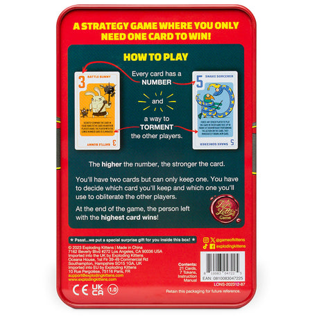 Power Hungry Pets (Tin Version) board game card examples