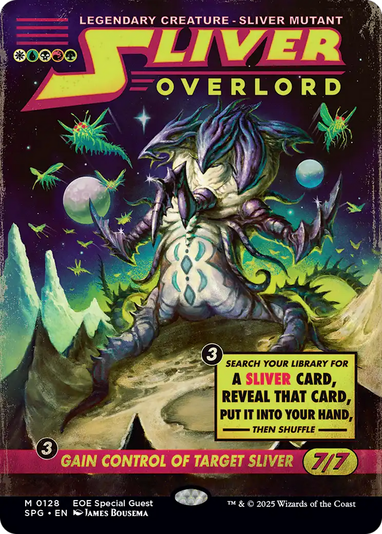 Sliver Overlord (Showcase) - MTG Edge of Eternities Special Guests (SPG) Foil 128 NM